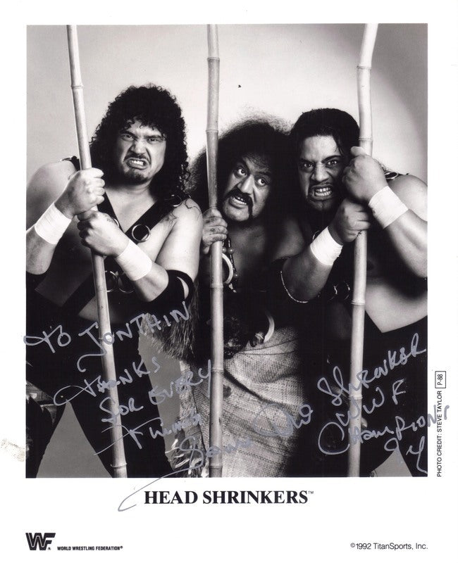 1992 Head Shrinkers P088 (signed) b/w PW Catalog