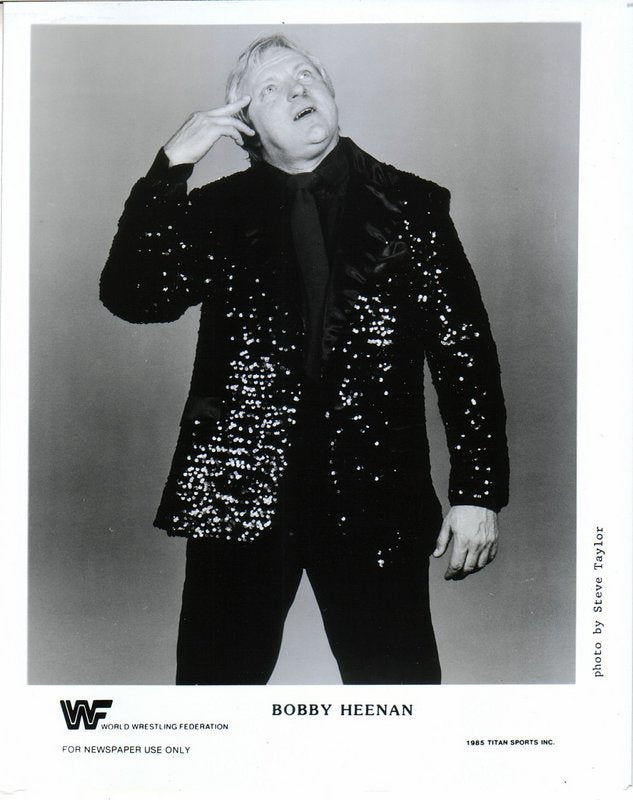 1985 Bobby Heenan (debut promo) PWcatalog