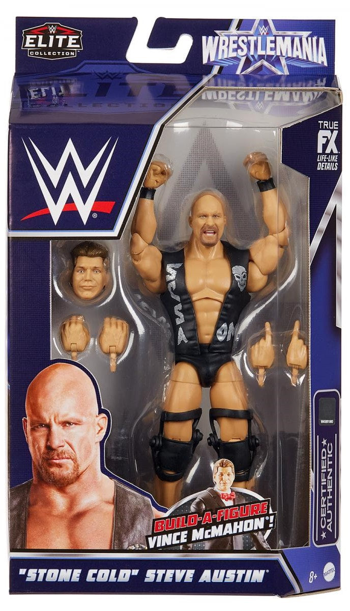 WWE Mattel WrestleMania 38 "Stone Cold" Steve Austin Action & Toy Figures PWcatalog