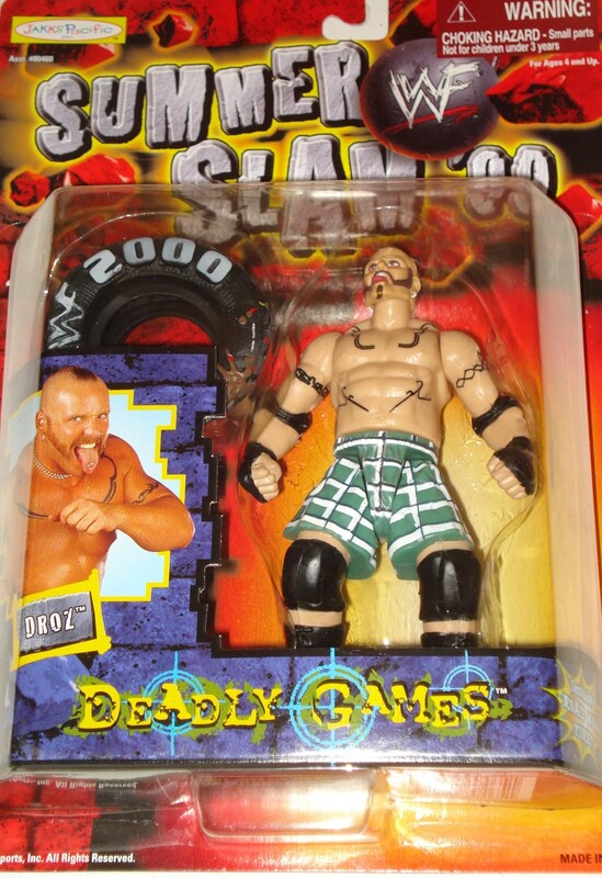 1999 WWF Jakks Pacific SummerSlam '99 "Deadly Games" Droz Action & Toy Figures PWcatalog
