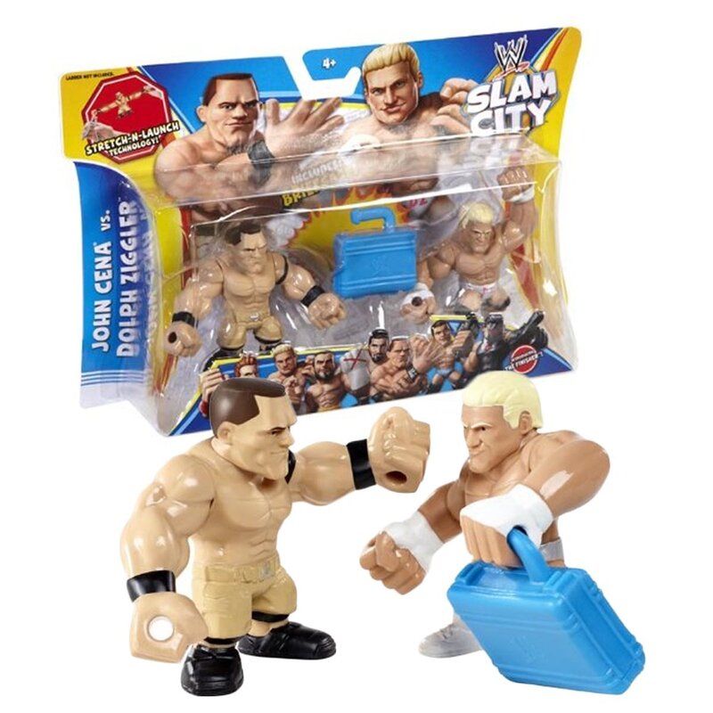 WWE Mattel Slam City Multipack: John Cena vs. Dolph Ziggler Action & Toy Figures PWcatalog