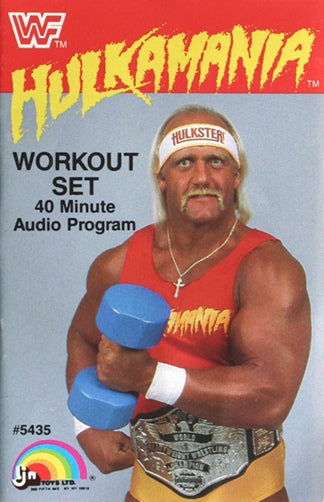 Hulk Hogan LJN Hulkamania Dumbbell Workout Set French PWcatalog