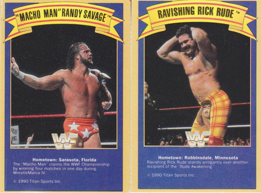 1990 Gold Bond WWF Ice Cream Cards Set#3 (12) Nm Approx 2017 value:$75