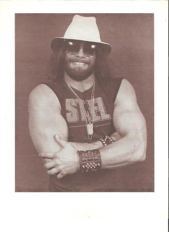 1984 Memphis Wrestling Macho Man Randy Savage Promo Photo PWcatalog