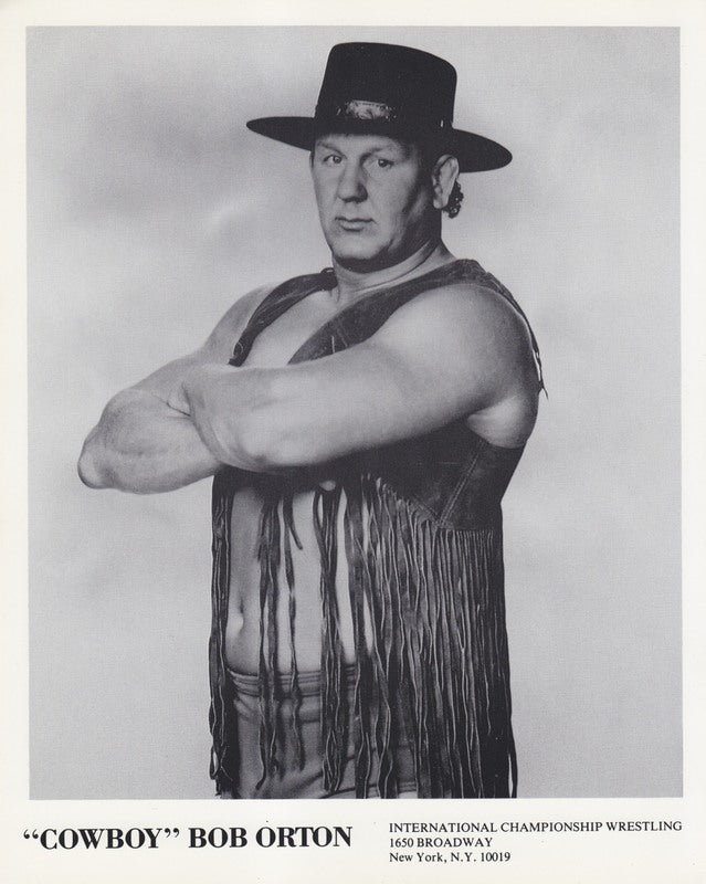 1991 IWCCW Cowboy Bob Orton Promo Photo PWcatalog