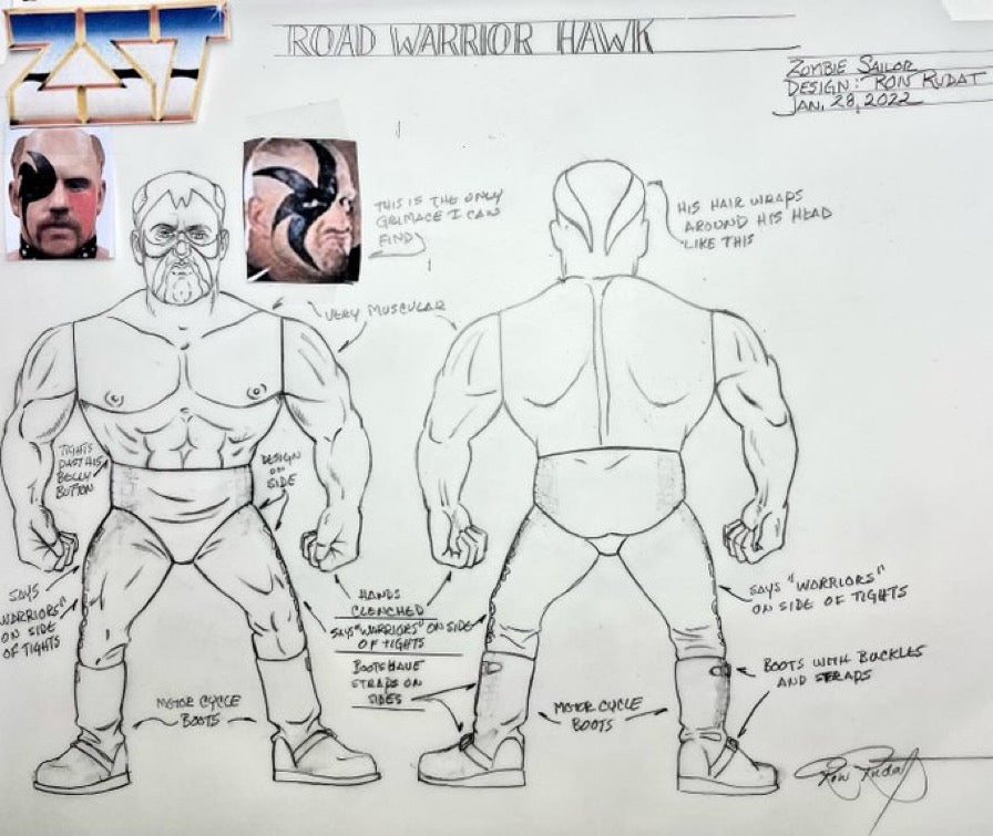 Zombie Sailor's Toys Wrestling's Heels & Faces Multipack: The Road Warriors Action & Toy Figures PWcatalog