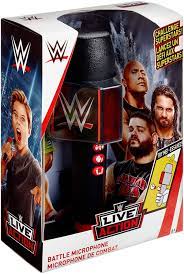 WWE Microphone John Cena the Rock MIz Seth Rollins PWcatalog
