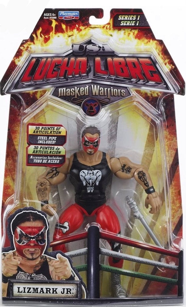 Luche Libre USA Playmates Toys Masked Warriors 1 Lizmark Jr. Action & Toy Figures PWcatalog