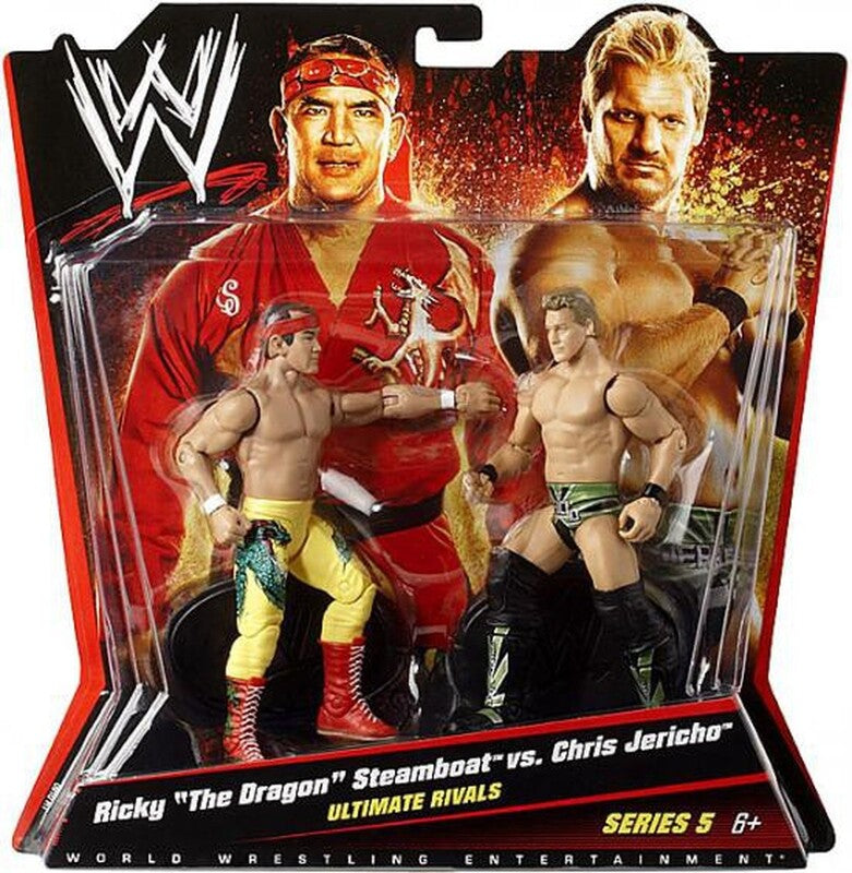 WWE Mattel Battle Packs 5 Ricky "The Dragon" Steamboat vs. Chris Jericho Action & Toy Figures PWcatalog