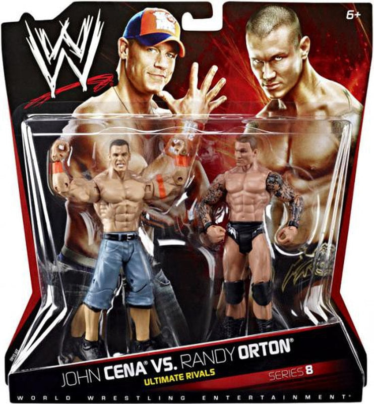 WWE Mattel Battle Packs 8 John Cena vs. Randy Orton Action & Toy Figures PWcatalog