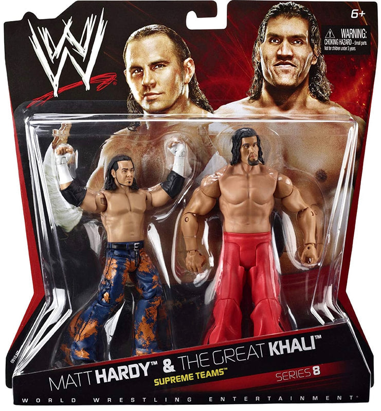 WWE Mattel Battle Packs 8 Matt Hardy vs. The Great Khali Action & Toy Figures PWcatalog