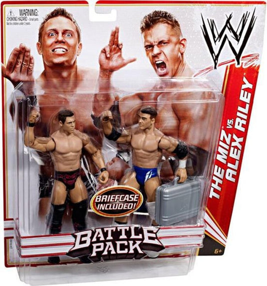 WWE Mattel Battle Packs 13 The Miz vs. Alex Riley Action & Toy Figures PWcatalog