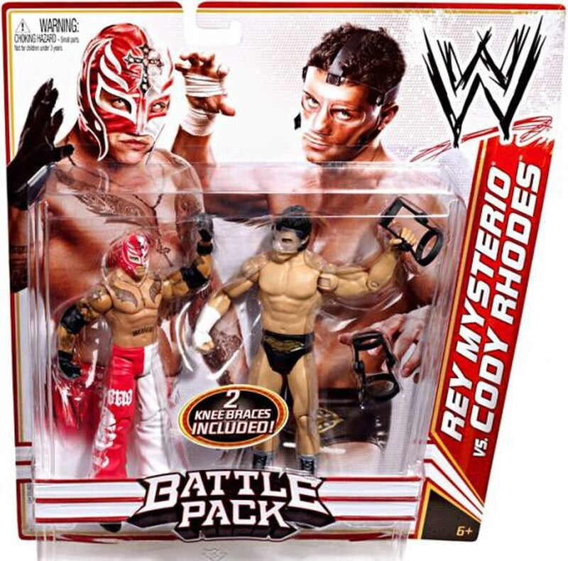 WWE Mattel Battle Packs 13 Rey Mysterio vs. Cody Rhodes Action & Toy Figures PWcatalog