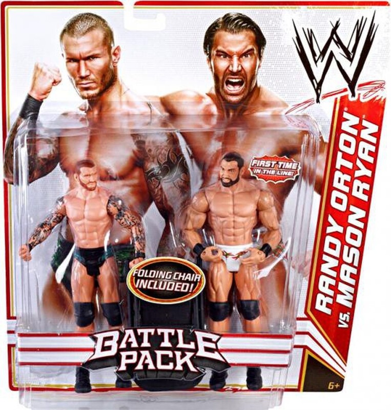 WWE Mattel Battle Packs 14 Randy Orton vs. Mason Ryan Action & Toy Figures PWcatalog