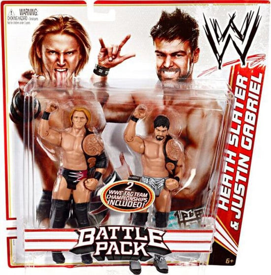 WWE Mattel Battle Packs 14 Heath Slater & Justin Gabriel Action & Toy Figures PWcatalog