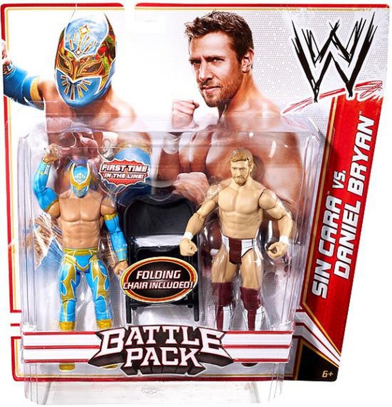 WWE Mattel Battle Packs 15 Sin Cara vs. Daniel Bryan Action & Toy Figures PWcatalog