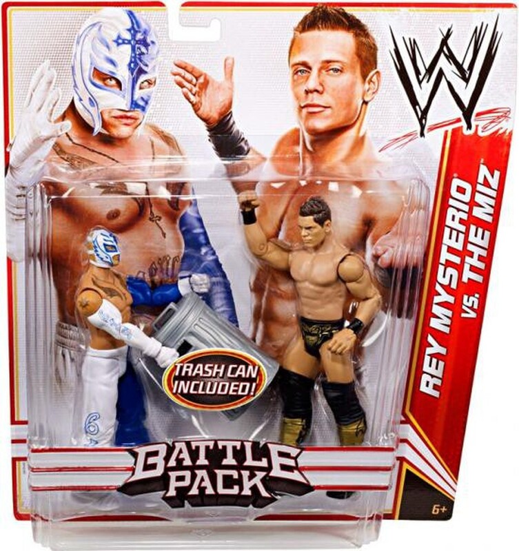 WWE Mattel Battle Packs 17 Rey Mysterio vs. The Miz Action & Toy Figures PWcatalog