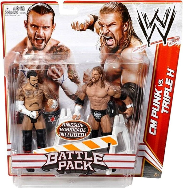 WWE Mattel Battle Packs 18 CM Punk vs. Triple H Action & Toy Figures PWcatalog