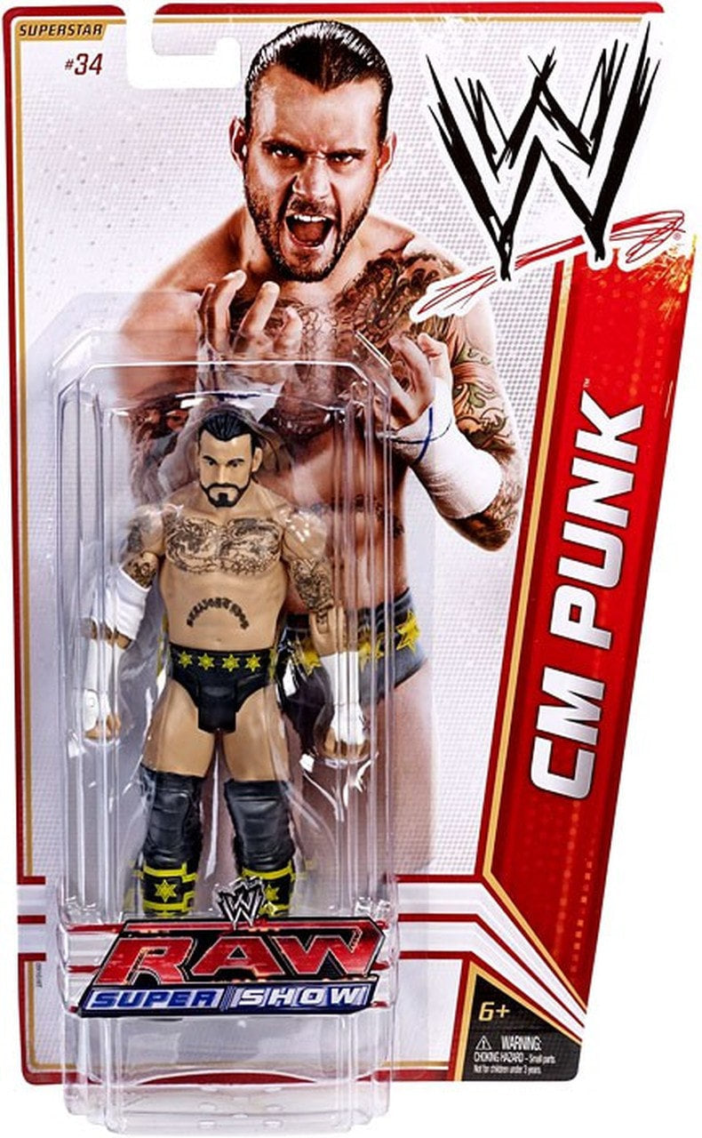 WWE Mattel Basic Series 18 #34 CM Punk Action & Toy Figures PWcatalog