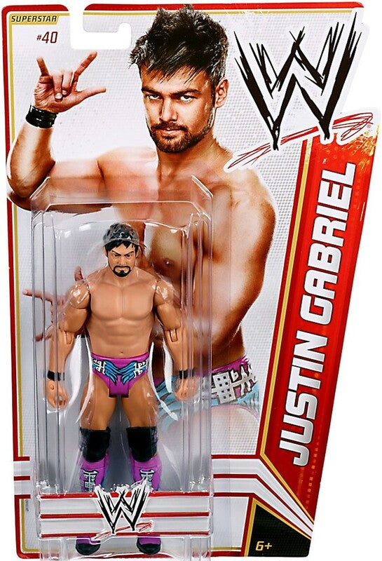 WWE Mattel Basic Series 19 #40 Justin Gabriel Action & Toy Figures PWcatalog