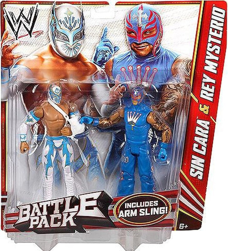 WWE Mattel Battle Packs 22 Sin Cara & Rey Mysterio Action & Toy Figures PWcatalog