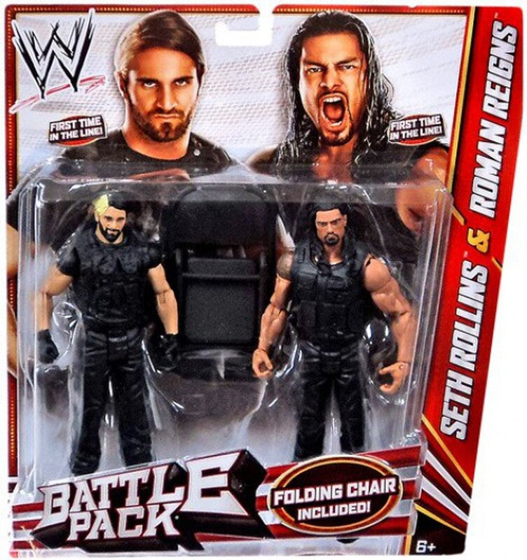 WWE Mattel Battle Packs 24 Seth Rollins & Roman Reigns Action & Toy Figures PWcatalog