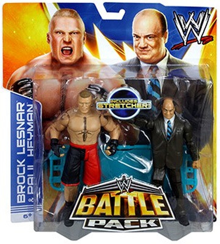 WWE Mattel Battle Packs 25 Brock Lesnar & Paul Heyman Action & Toy Figures PWcatalog