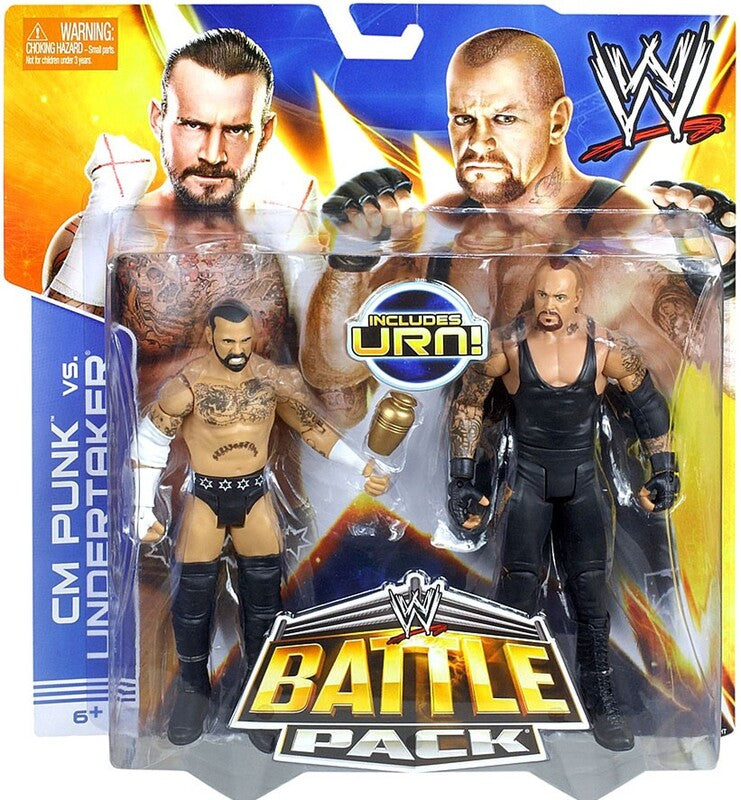 WWE Mattel Battle Packs 25 CM Punk vs. Undertaker Action & Toy Figures PWcatalog