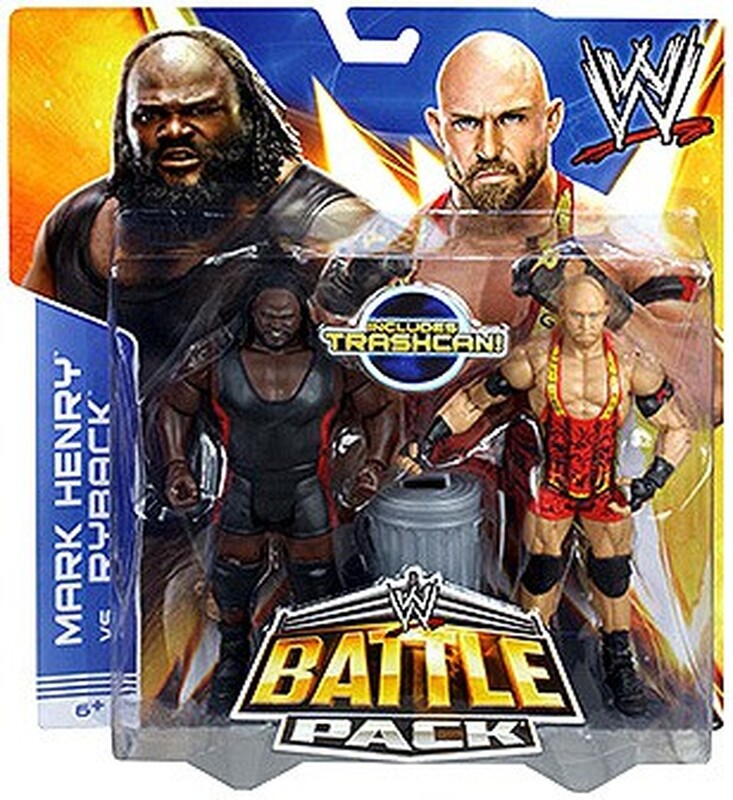 WWE Mattel Battle Packs 25 Mark Henry vs. Ryback Action & Toy Figures PWcatalog