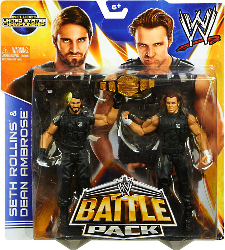 WWE Mattel Battle Packs 26 Seth Rollins & Dean Ambrose Action & Toy Figures PWcatalog
