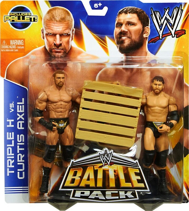WWE Mattel Battle Packs 26 Triple H vs. Curtis Axel Action & Toy Figures PWcatalog
