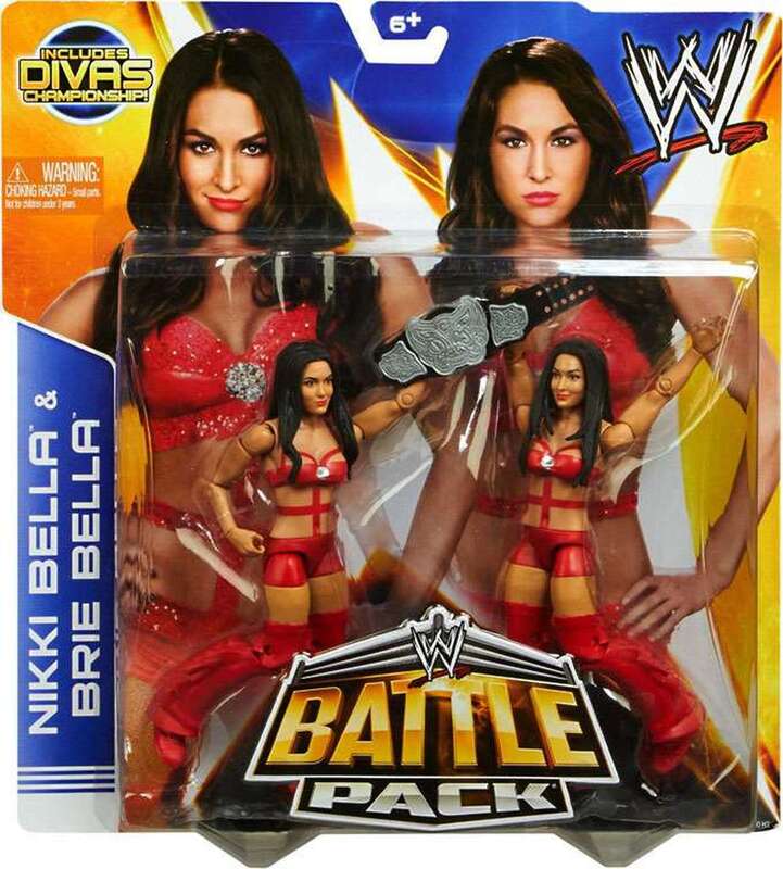 WWE Mattel Battle Packs 26 Nikki Bella & Brie Bella Action & Toy Figures PWcatalog