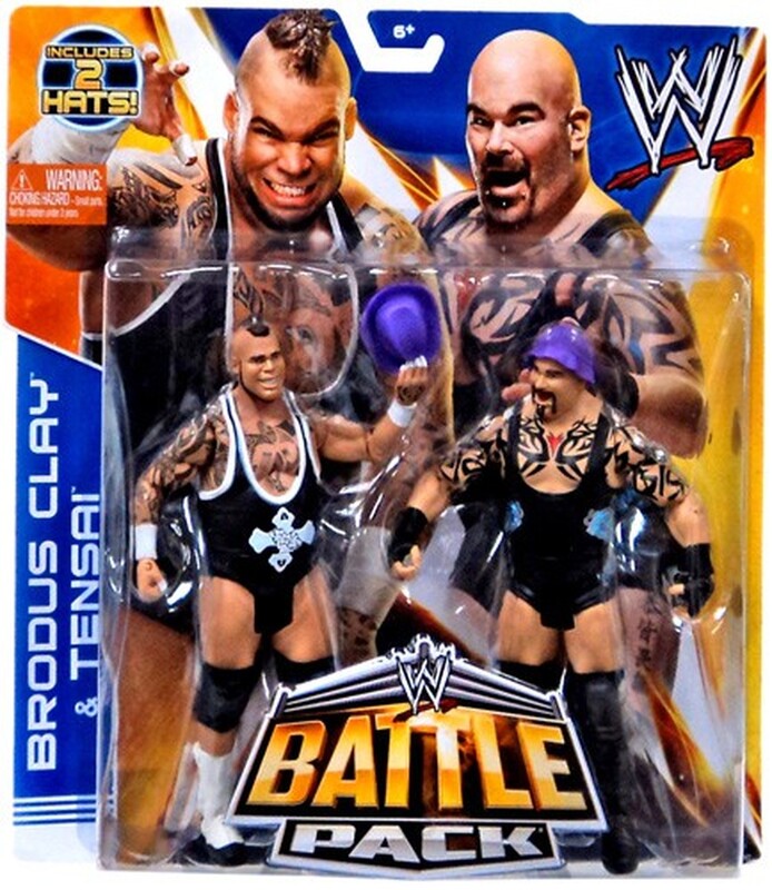 WWE Mattel Battle Packs 27 Brodus Clay & Tensai Action & Toy Figures PWcatalog