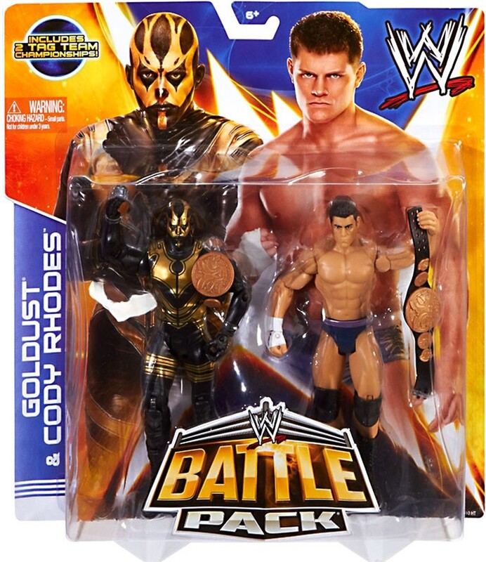 WWE Mattel Battle Packs 29 Goldust & Cody Rhodes Action & Toy Figures PWcatalog