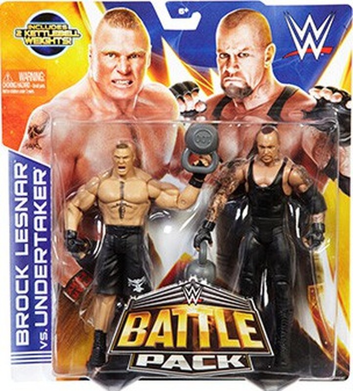 WWE Mattel Battle Packs 30 Brock Lesnar vs. Undertaker Action & Toy Figures PWcatalog