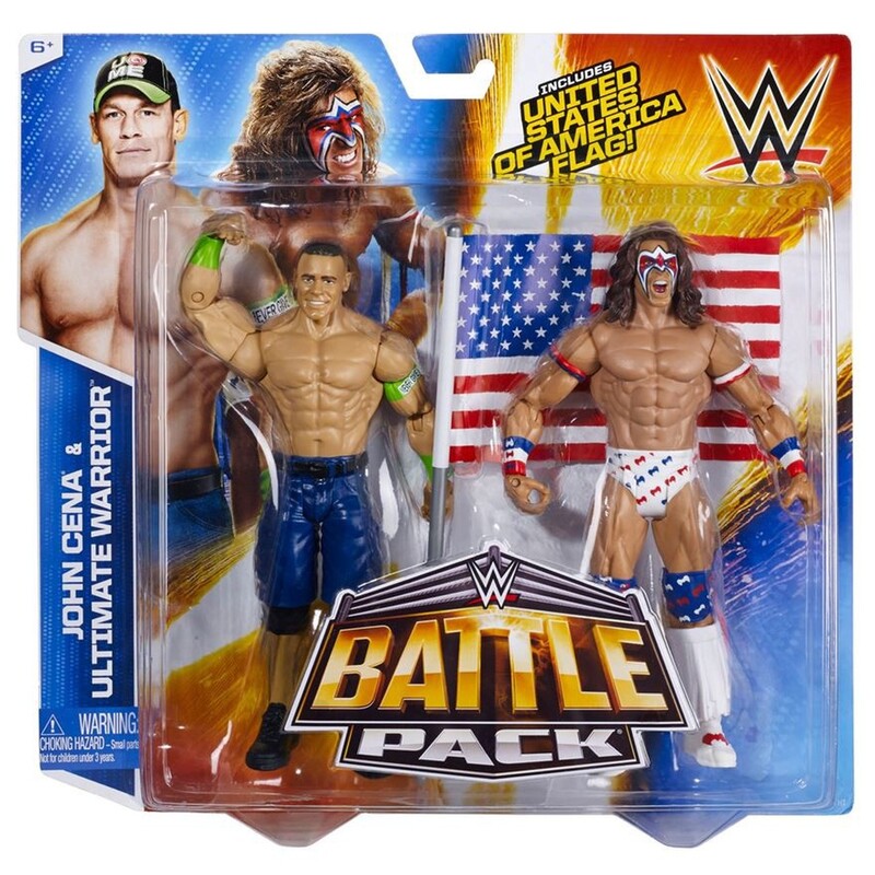 WWE Mattel Battle Packs 31 John Cena & Ultimate Warrior Action & Toy Figures PWcatalog