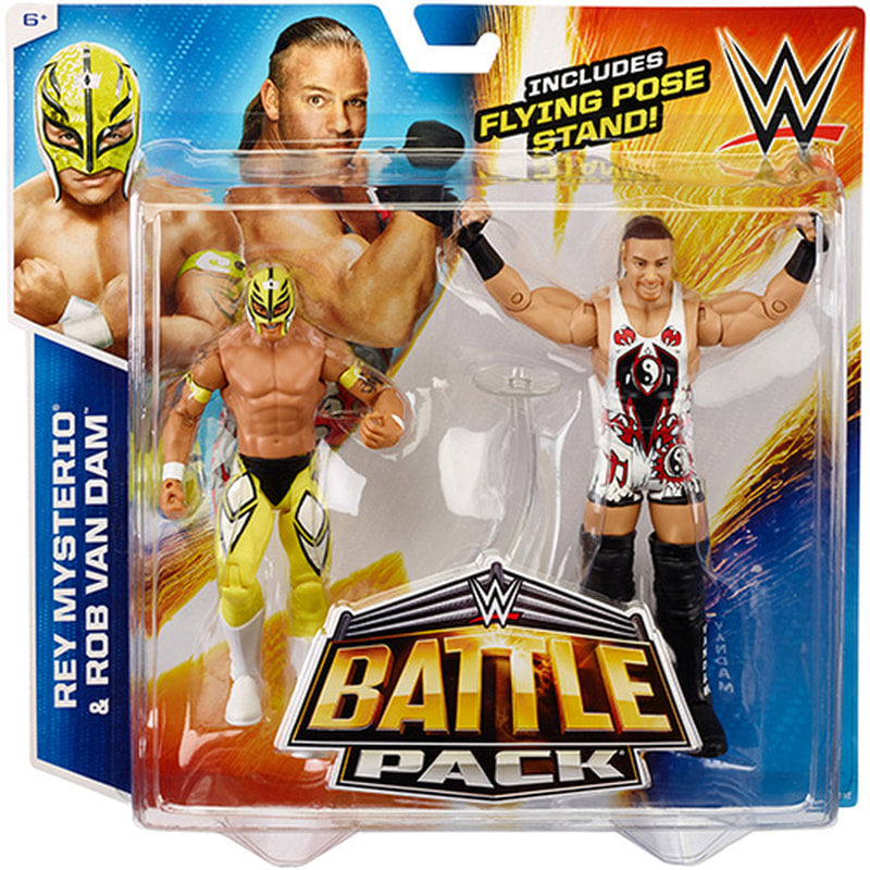 WWE Mattel Battle Packs 33 Rey Mysterio & Rob Van Dam Action & Toy Figures PWcatalog
