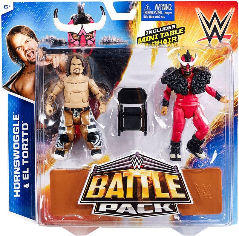 WWE Mattel Battle Packs 34 Hornswoggle & El Torito Action & Toy Figures PWcatalog