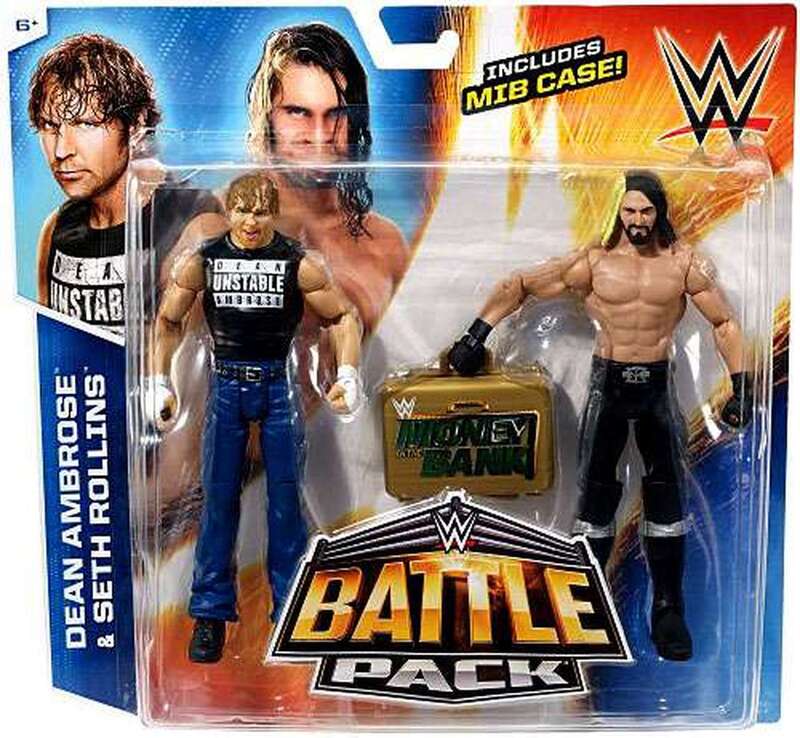 WWE Mattel Battle Packs 36 Dean Ambrose & Seth Rollins Action & Toy Figures PWcatalog