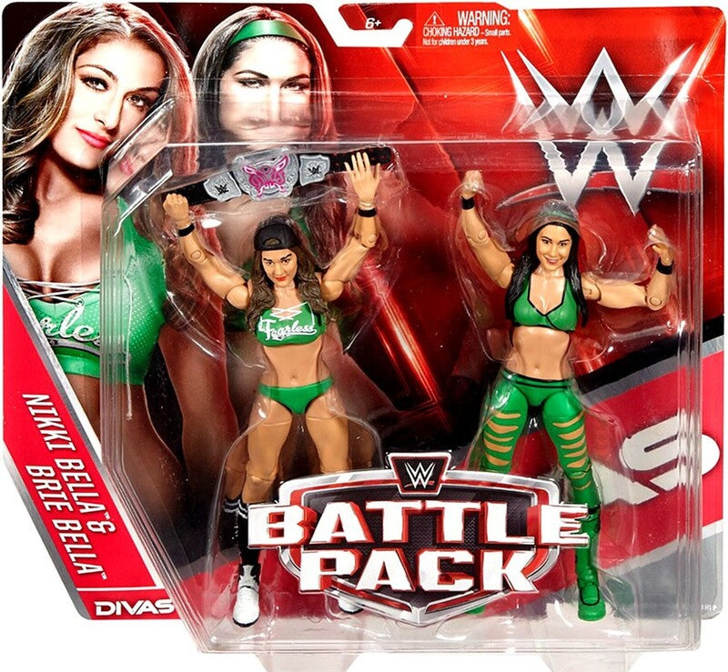 WWE Mattel Battle Packs 38 Nikki Bella & Brie Bella Action & Toy Figures PWcatalog