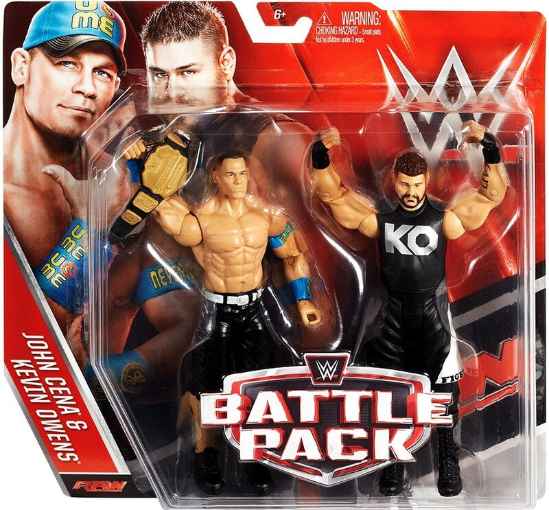 WWE Mattel Battle Packs 39 John Cena & Kevin Owens Action & Toy Figures PWcatalog