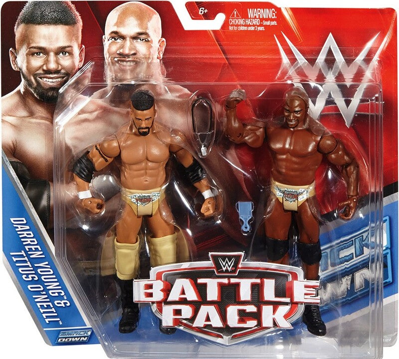 WWE Mattel Battle Packs 39 Darren Young & Titus O'Neil Action & Toy Figures PWcatalog