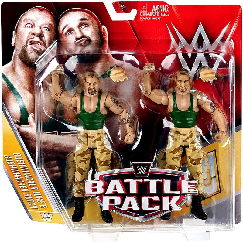 WWE Mattel Battle Packs 40 Bushwhacker Luke & Bushwhacker Butch Action & Toy Figures PWcatalog