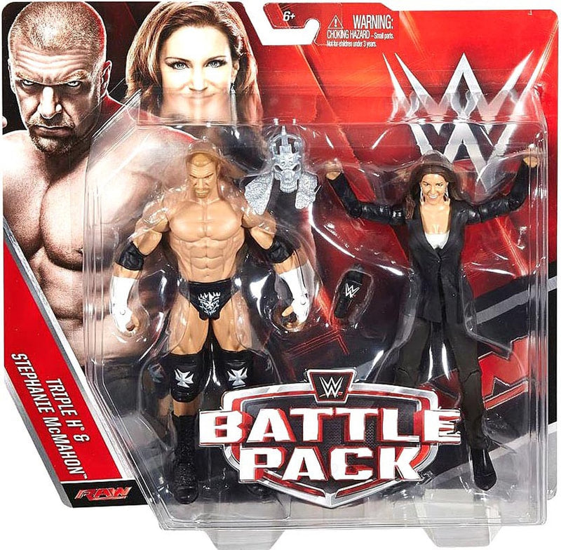 WWE Mattel Battle Packs 42 Triple H & Stephanie McMahon Action & Toy Figures PWcatalog