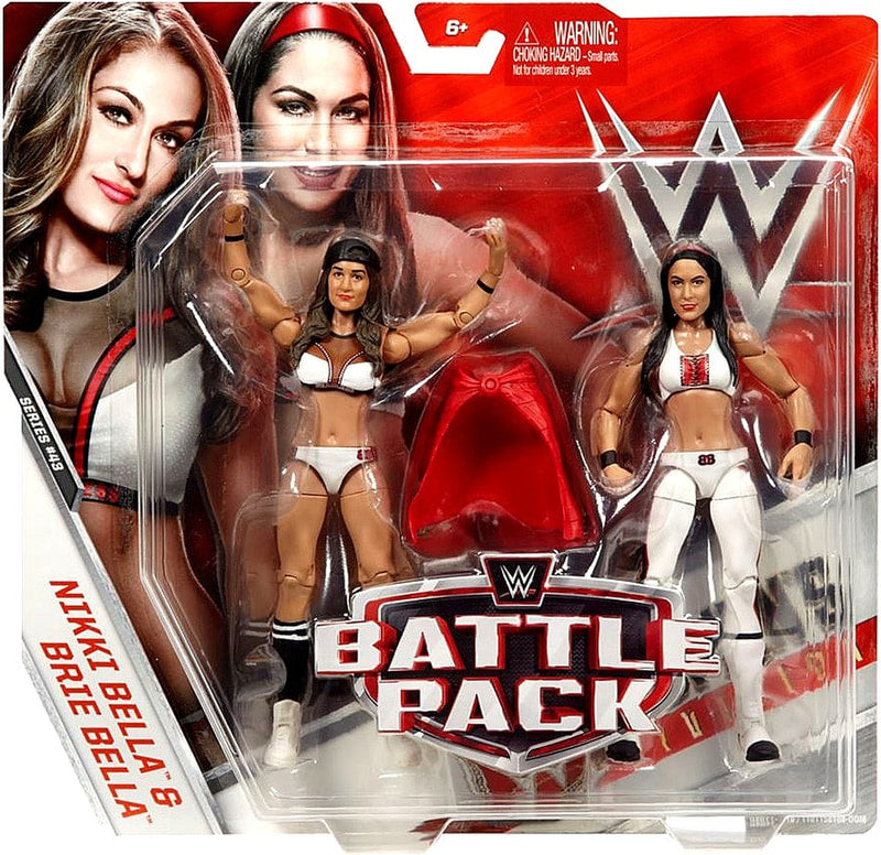 WWE Mattel Battle Packs 43 Nikki Bella & Brie Bella Action & Toy Figures PWcatalog