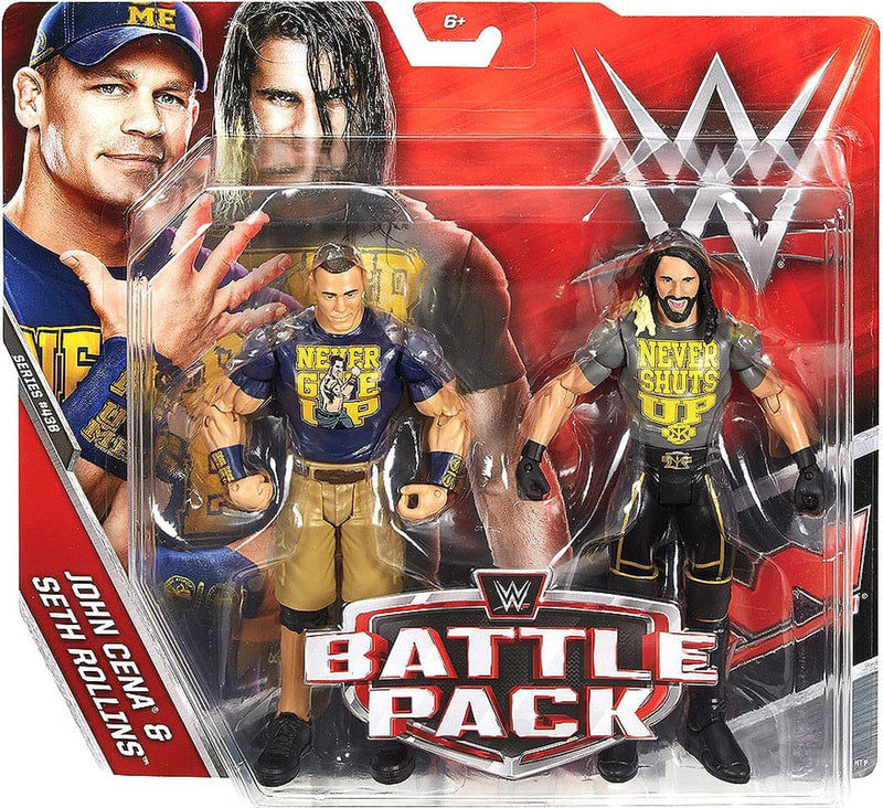 WWE Mattel Battle Packs 43B John Cena & Seth Rollins Action & Toy Figures PWcatalog