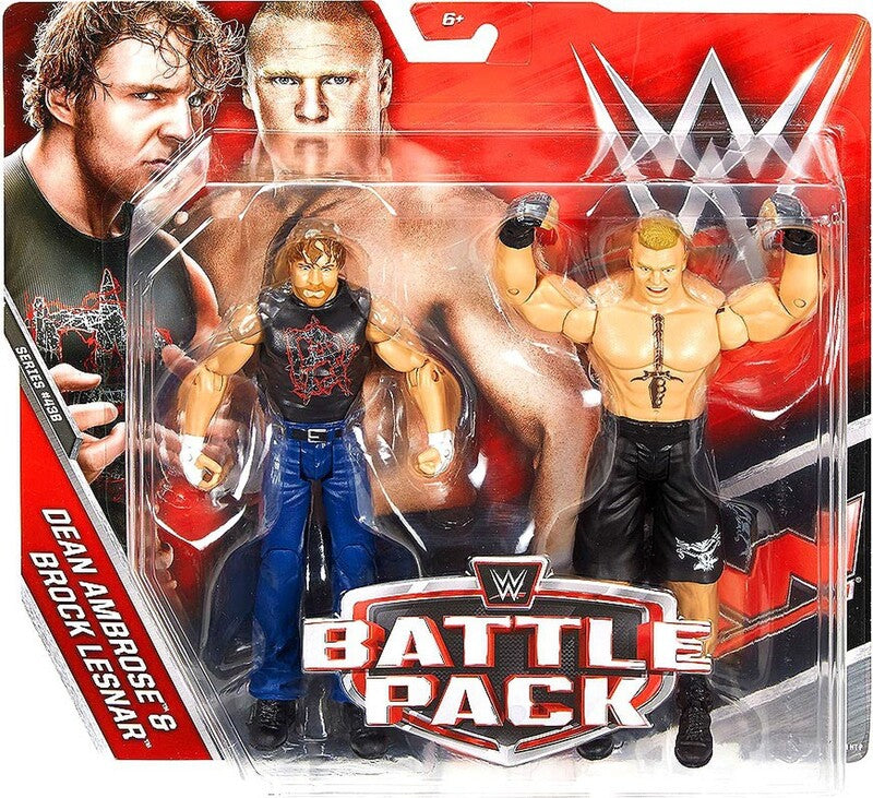 WWE Mattel Battle Packs 43B Dean Ambrose & Brock Lesnar Action & Toy Figures PWcatalog