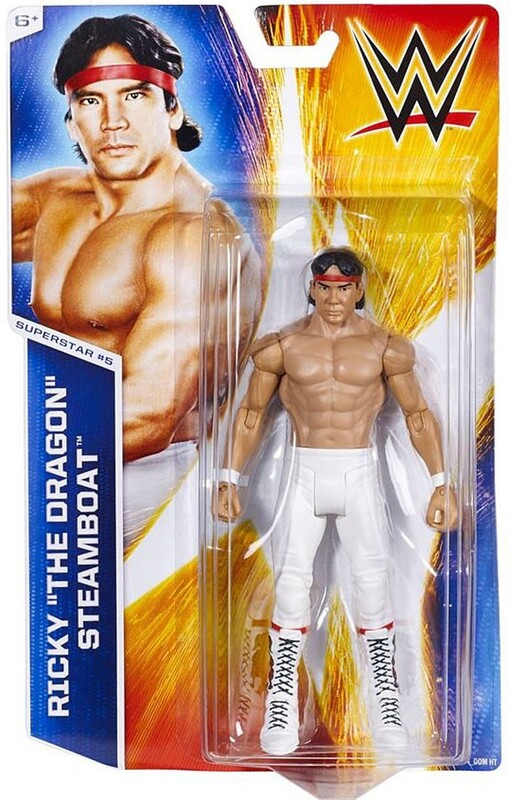 WWE Mattel Basic Series 45 #05 Ricky "The Dragon" Steamboat Action & Toy Figures PWcatalog
