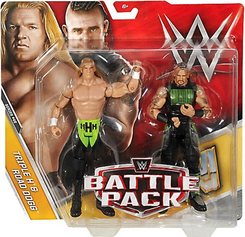 WWE Mattel Battle Packs 45 Triple H & Road Dogg Action & Toy Figures PWcatalog