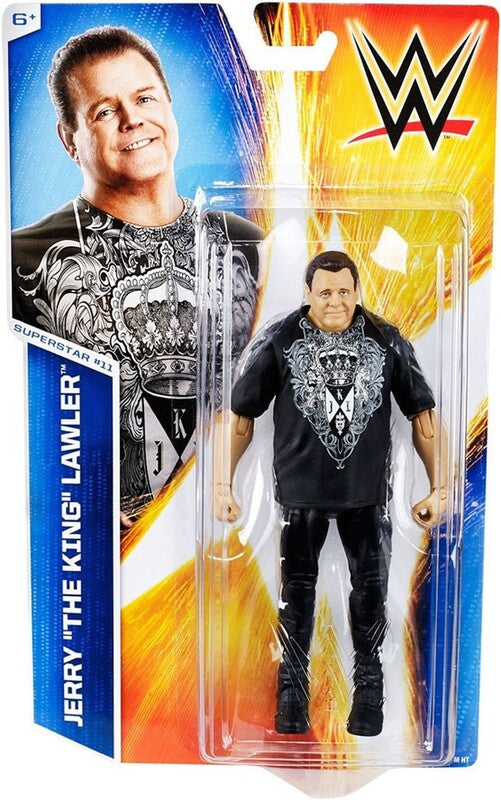 WWE Mattel Basic Series 46 #11 Jerry "The King" Lawler Action & Toy Figures PWcatalog